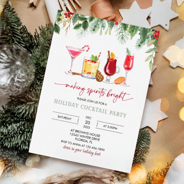 Christmas Cocktail Party Invitation (Creator Uploaded)