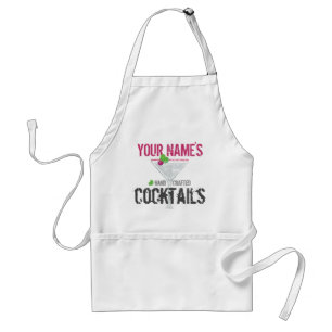 Christmas Cocktail Personalised Standard Apron