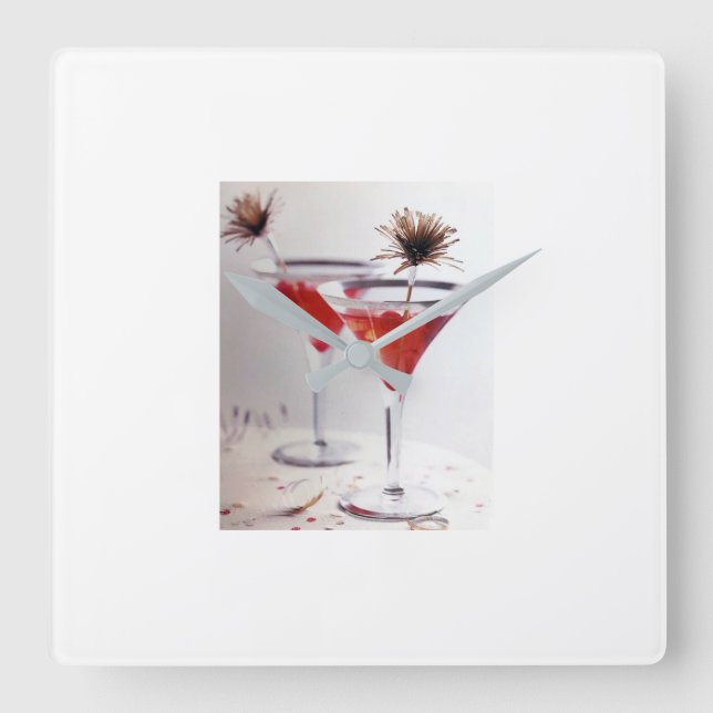 ****CHRISTMAS COCKTAILS**** CLOCK (Front)