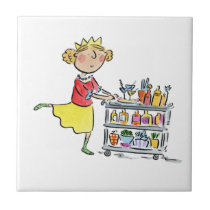 Christmas Cocktails Tile