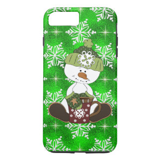 Christmas cocoa snowman iPhone 7 plus case tough