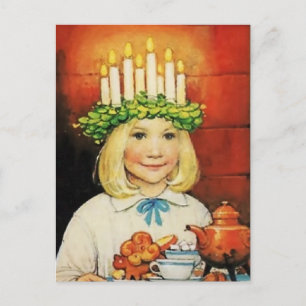 “Christmas Coffee” by Jenny Nystrom Postcard