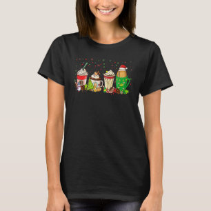 Christmas Coffee Football Game Day Coffee Drink T-Shirt