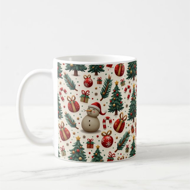 christmas coffee mug (Left)