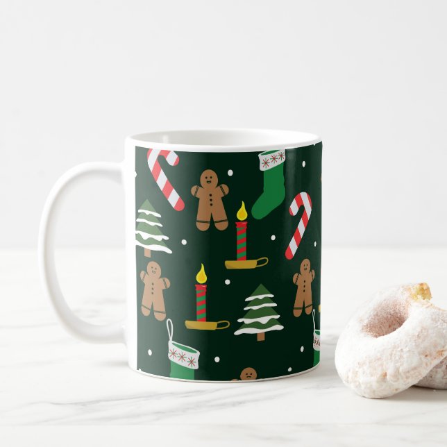 Christmas Coffee Mug (With Donut)