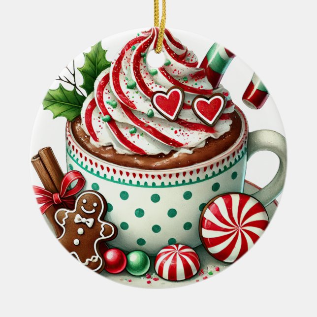 Christmas Coffee Ornament (Front)