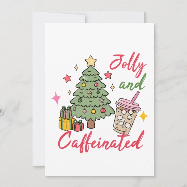 Christmas Coffee Party Invitation (Front)