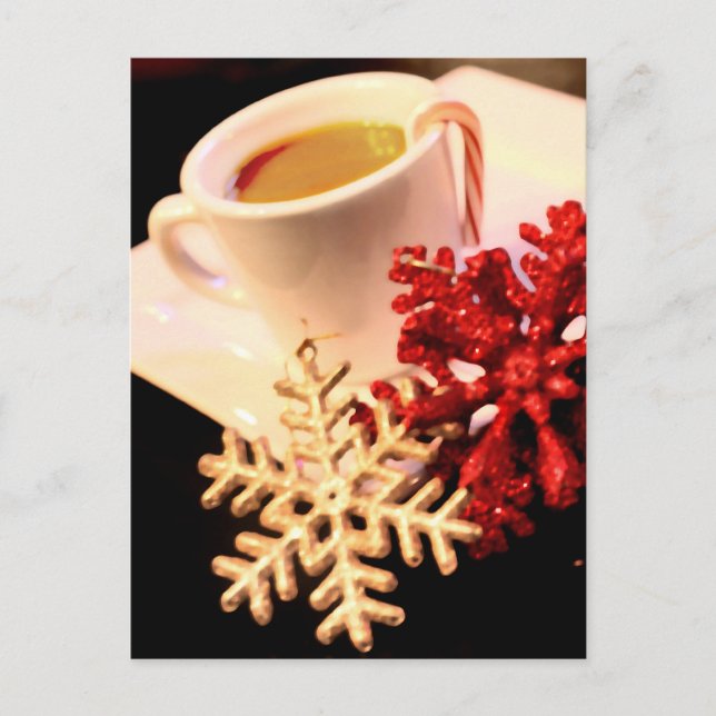 Christmas Coffee Postcard (Front)
