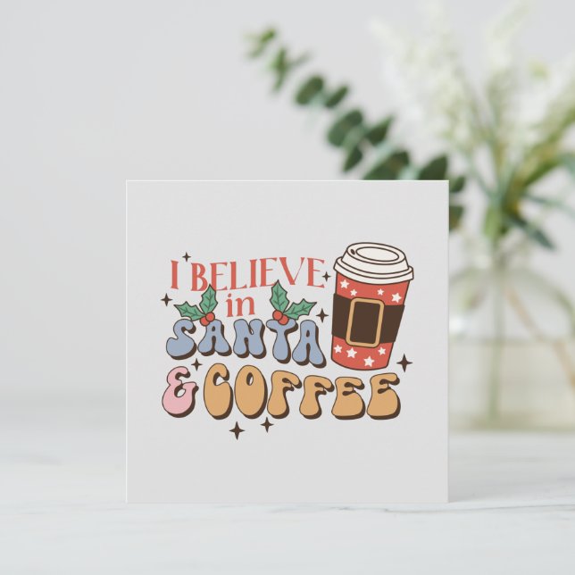 Christmas Coffee | Santa and Coffee (Standing Front)