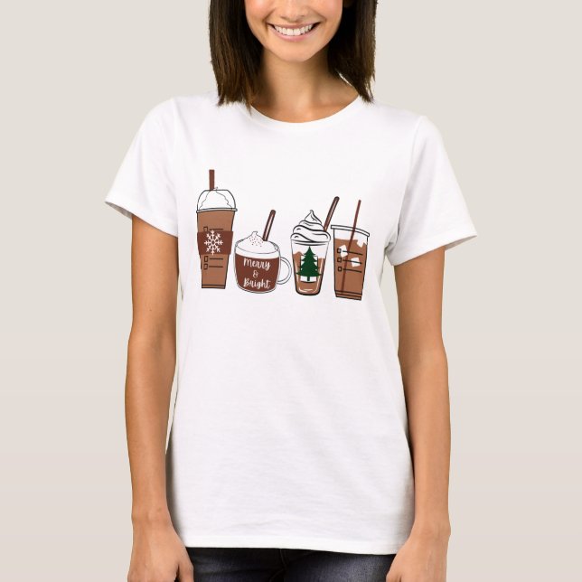 Christmas Coffee T-Shirt (Front)
