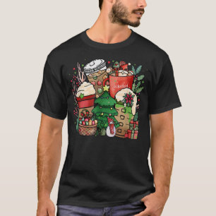 Christmas Coffee Tis The Season Holiday Season Sno T-Shirt