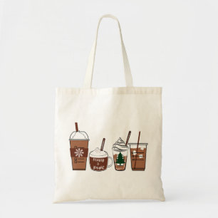 Christmas Coffee Tote Bag