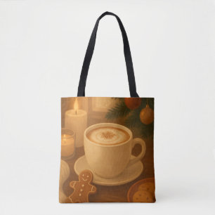 Christmas Coffee Vibes Tote Bag