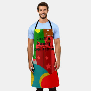 Christmas Collage  Apron