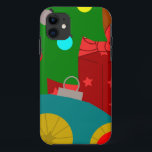 Christmas Collage  Case-Mate iPhone Case<br><div class="desc">This phone case has a Christmas design of a collage of a Christmas tree,  an ornament,  a stocking,  a gift,  and a gingerbread boy.</div>
