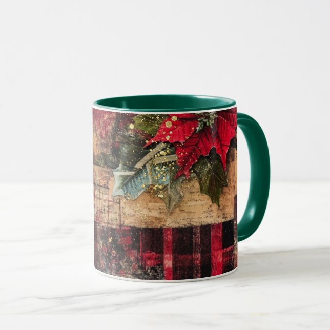 Christmas Collage Mug Junk Journal Var19 (Front Right)