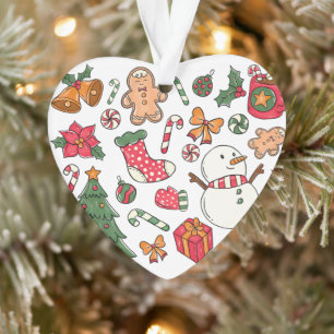 Christmas Collage Personalised  Ornament