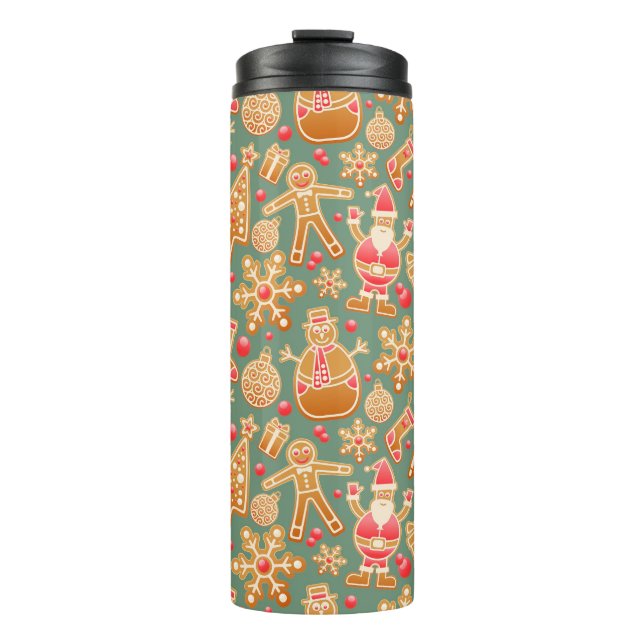 Christmas Collage Thermal Tumbler (Front)