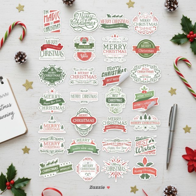 Christmas Collection Best Wishes  Stickers  (Creator Uploaded)