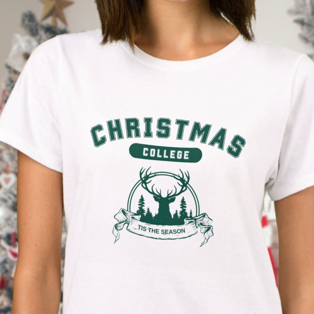 Christmas College T-Shirt (Creator Uploaded)