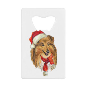 Christmas Collie dog
