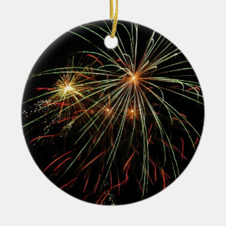 Christmas Colours Ceramic Tree Decoration