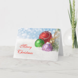 Christmas Colours Holiday Card