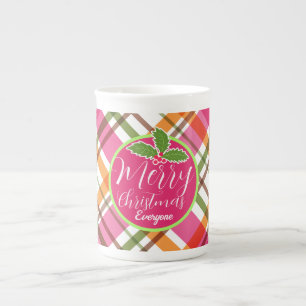 Christmas colours Plaid Speciality Mug