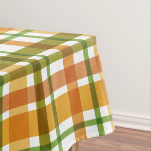Christmas Colours Plaid  Tablecloth