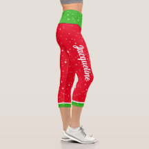 Christmas Colours with Your Name in White - RED