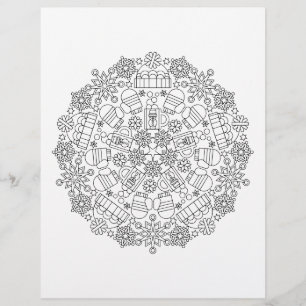 Christmas Comforts Christmas Mandala Colouring Pag