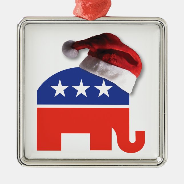 Christmas Conservative Metal Tree Decoration (Front)