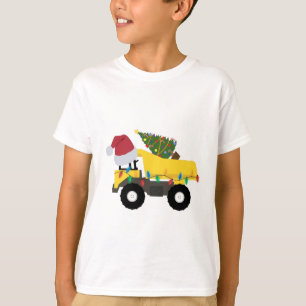 Christmas Construction Trucks T-Shirt