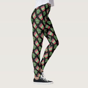 Christmas Cookie and Coffee Leggings