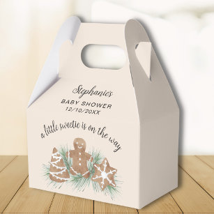 Christmas Cookie Baby Shower Favour Box