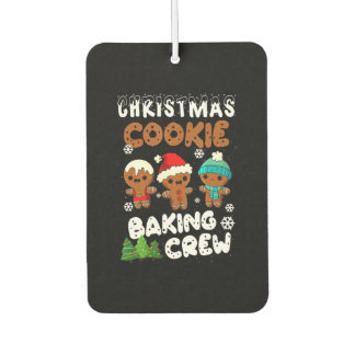 Christmas cookie baking crew | christmas present car air freshener