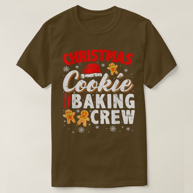 Christmas Cookie Baking Crew Cookie Baking Team Ca T-Shirt (Design Front)