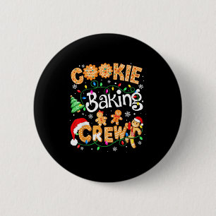 Christmas Cookie Baking Crew Cookie Crew Family Ch 6 Cm Round Badge
