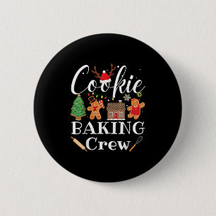 Christmas Cookie Baking Crew Family Baking Team Fu 6 Cm Round Badge