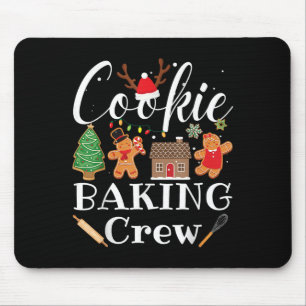 Christmas Cookie Baking Crew Family Baking Team Fu Mouse Pad
