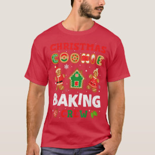 Christmas Cookie Baking Crew Funny Pyjamas Family T-Shirt