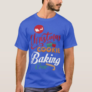 Christmas Cookie Baking Crew Gingerbread Team Sant T-Shirt