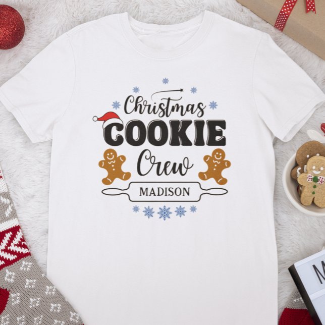 Christmas Cookie Baking Crew Holiday Baking Team T-Shirt (Creator Uploaded)