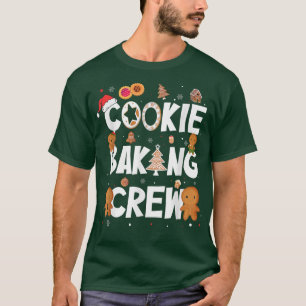 Christmas Cookie Baking Crew Kids Boys Women Xmas  T-Shirt