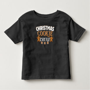 Christmas Cookie Baking Crew Matching Family Toddler T-Shirt