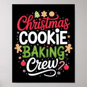 Christmas Cookie Baking Crew Mom Funny Proud Holid Poster