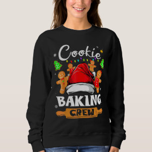 Christmas Cookie Baking Crew Xmas Pyjamas Family Sweatshirt