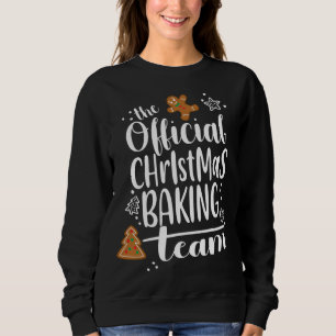 Christmas Cookie Baking Team Crew Cute Gingerbread Sweatshirt