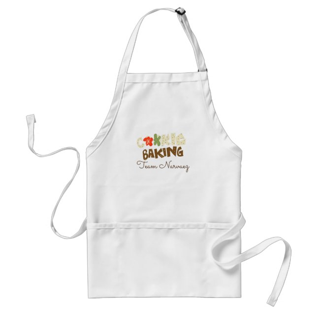 Christmas Cookie Baking Team Name Competition    Standard Apron (Front)