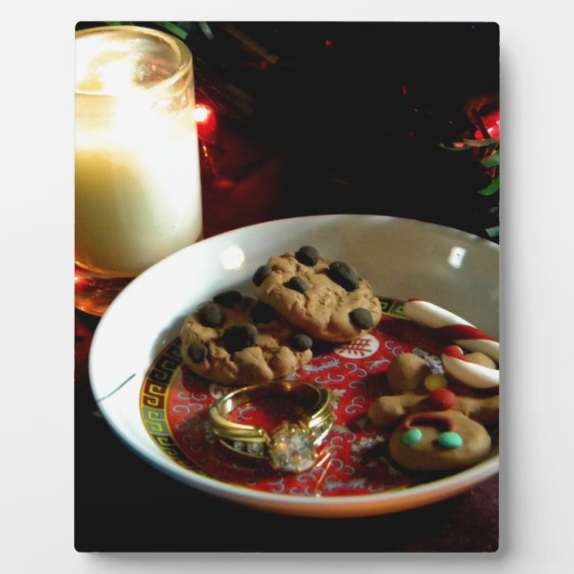 Christmas Cookie Candle Plaque (Front)